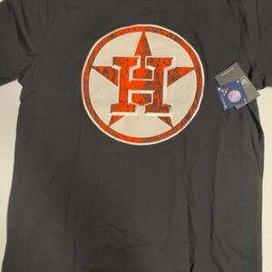 New Era/MLB: Houston Astros World Series Champions Patch Black Shirt (Large)